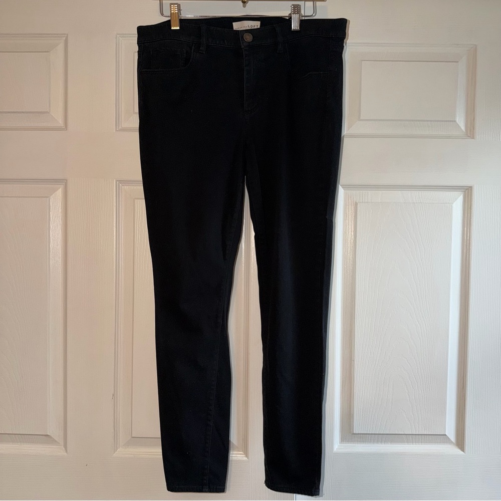 LOFT Women's Black Stretch Skinny Jeans